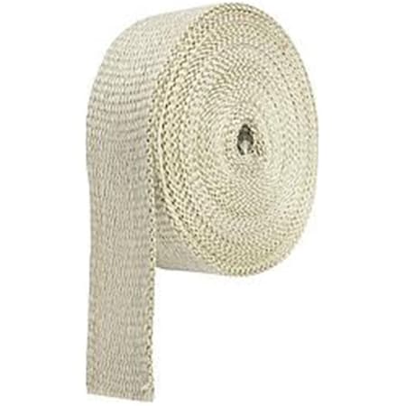 Powerhouse 2 in. x 50 ft. Exhaust Header Wrap, Natural PO3628932